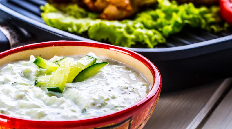 Veganské tzatziki